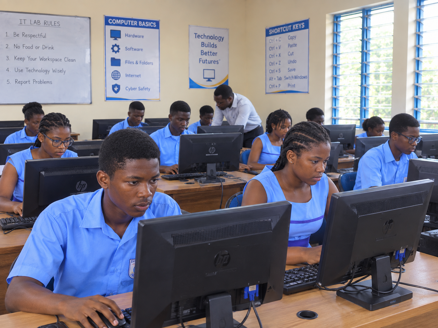 Senior High School Computer Laboratory Upgraded